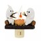 Ghost Campfire Flickering Nightlight,Fire Marshmallow Night Light Halloween Gift